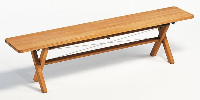 Weishäupl Klappbank Cross, 180 x 35 cm