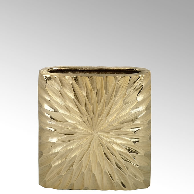 Lambert Gefäß / Vase Crisant, oval, klein