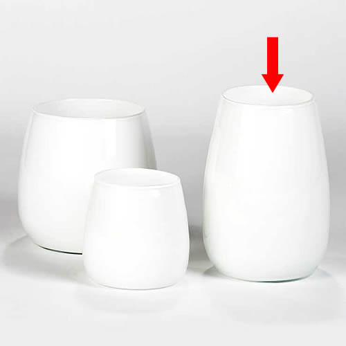 Lambert große Vase Pisano - Weiß