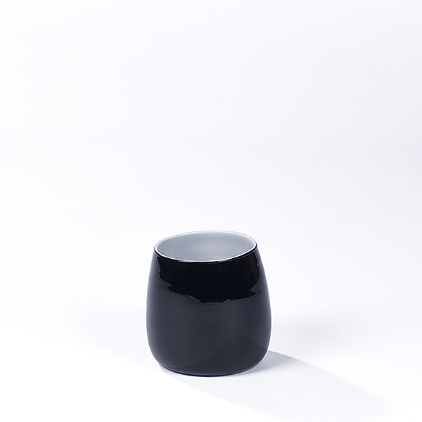 Lambert Vase / Glasvase Pisano - Schwarz