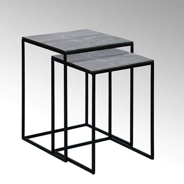 Lambert Beistelltisch Dagny, vernickelt