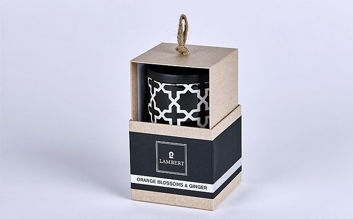 Lambert Duftkerze Ebba - Keramikgefäß mit Deckel