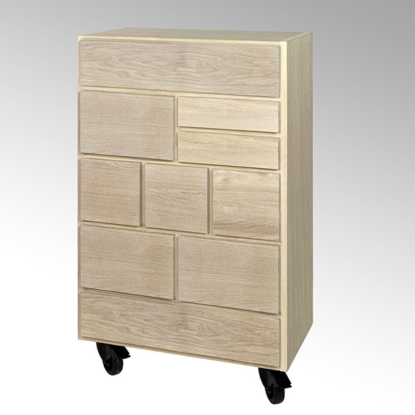 Lambert Highboard Arik, 10 Schubladen, gekälkt
