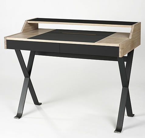 Lambert Schreibtisch Stanley - Eiche gekälkt