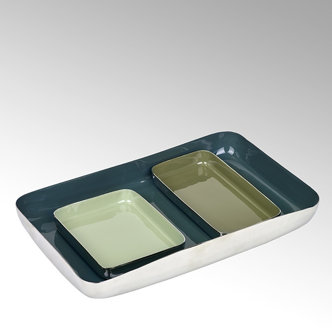 Lambert Tablett Malmö, 3er-Set, eckig