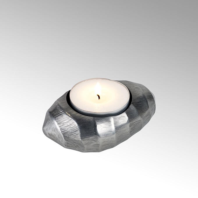 Lambert Teelichthalter Emilio, graphit, groß