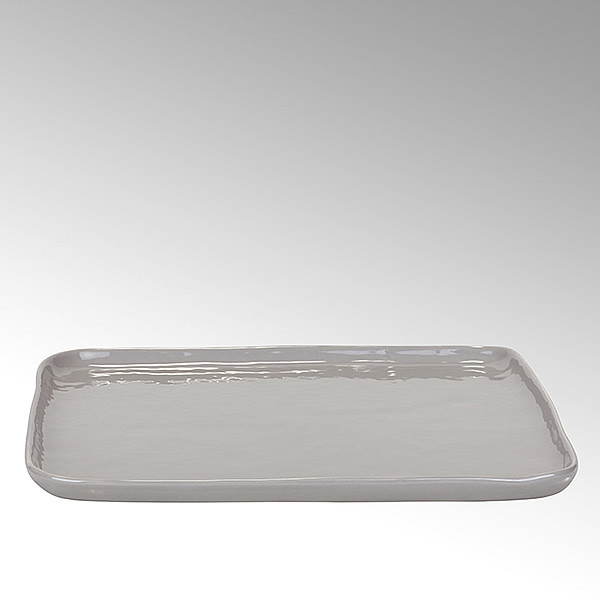 Lambert quadratischer Teller / Speisenteller - Hartsteinzeug Piana