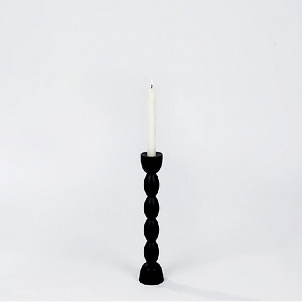 Lambert Kerzenleuchter Brancusi - Aluminium schwarz