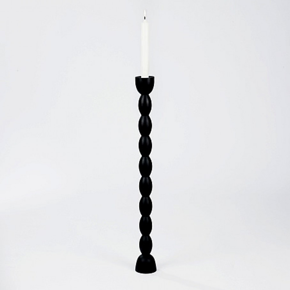 Lambert Kerzenleuchter Brancusi - Aluminium schwarz