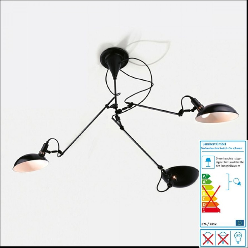 Lambert Deckenleuchte Switch On, Modul 3-armig 
