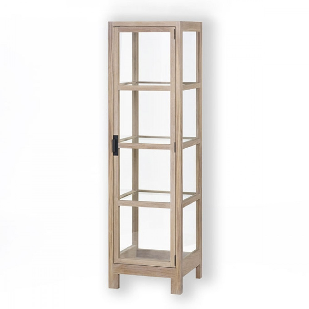 Lambert Glasvitrine Vista - Eiche gekälkt
