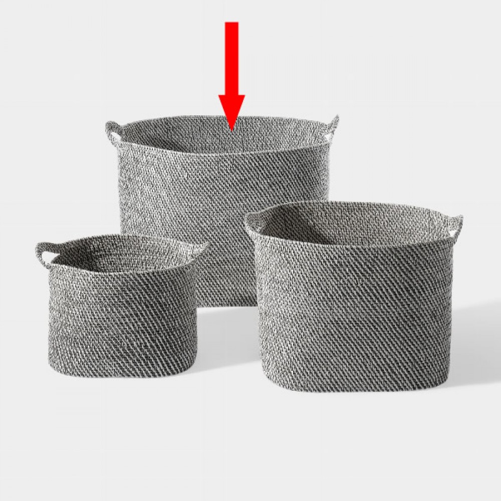 Lambert Henkelkorb Obano, groß, weiß-natur