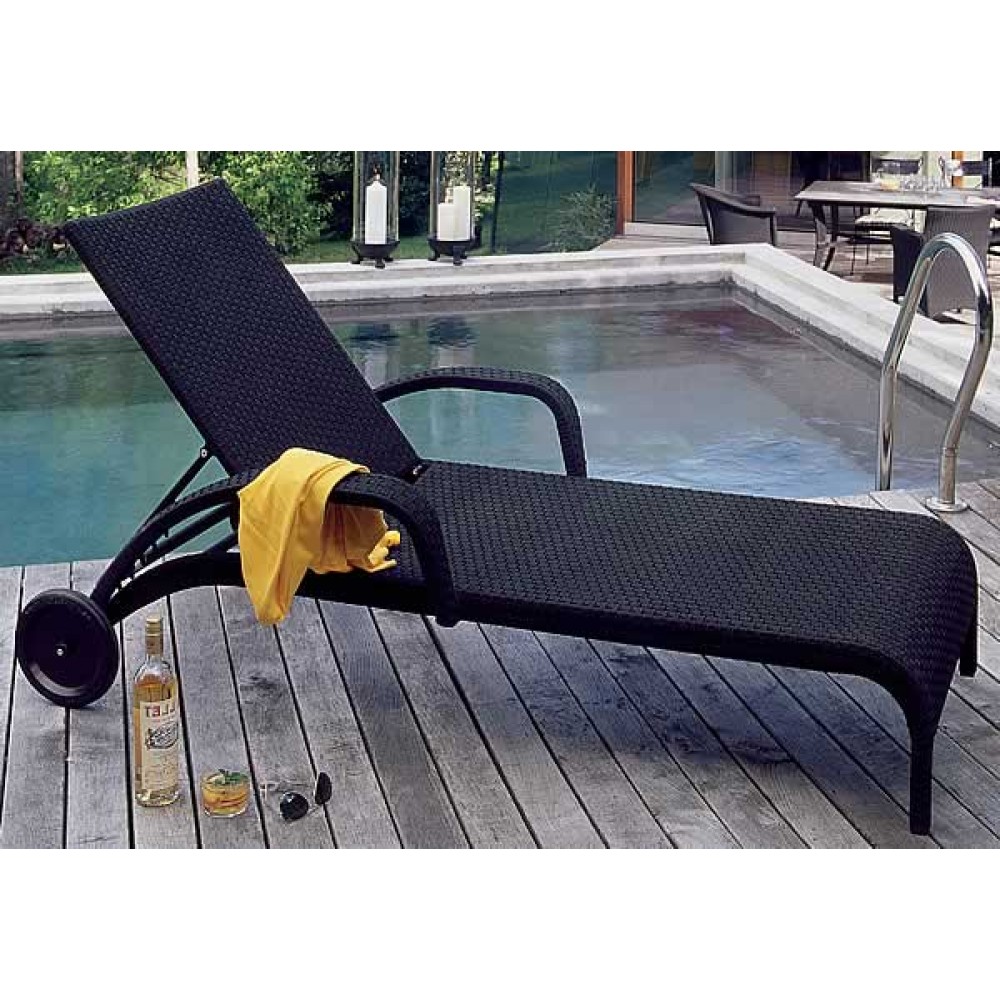 Lambert Sonnenliege Saint Tropez, Sunlux - Schwarz