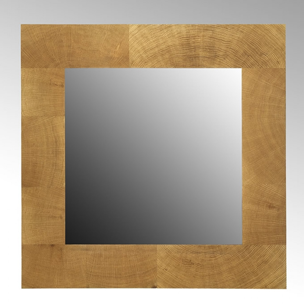 Lambert Spiegel Dario, Hirnholzfurnier, 90 x 90 cm