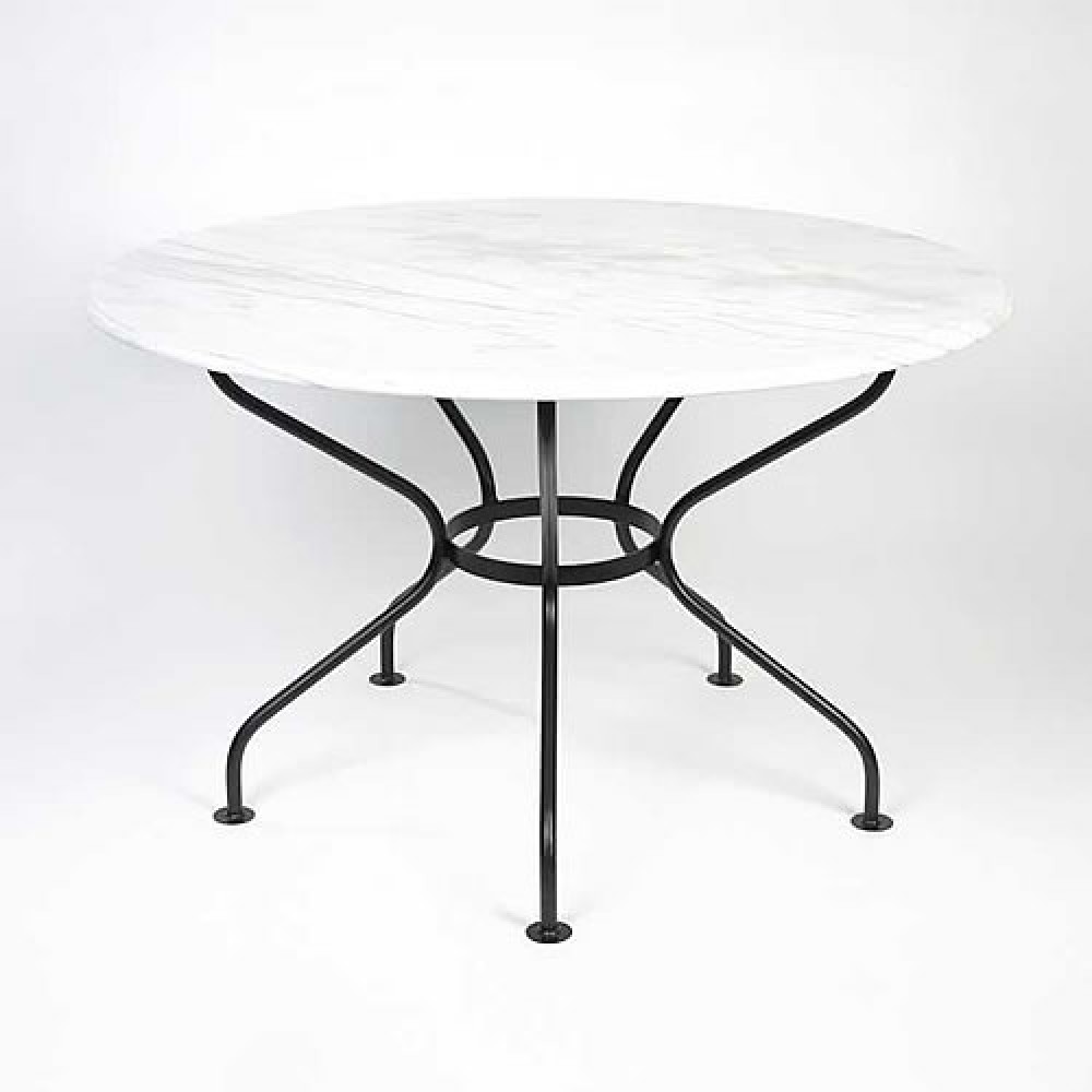 Lambert Marmortisch Provence mit weißer Marmortischplatte
