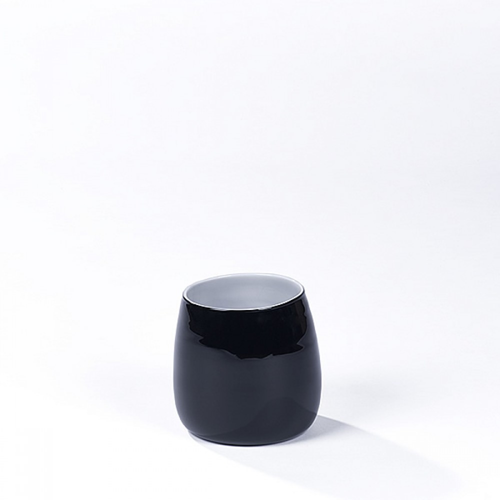 Lambert Vase / Glasvase Pisano - Schwarz