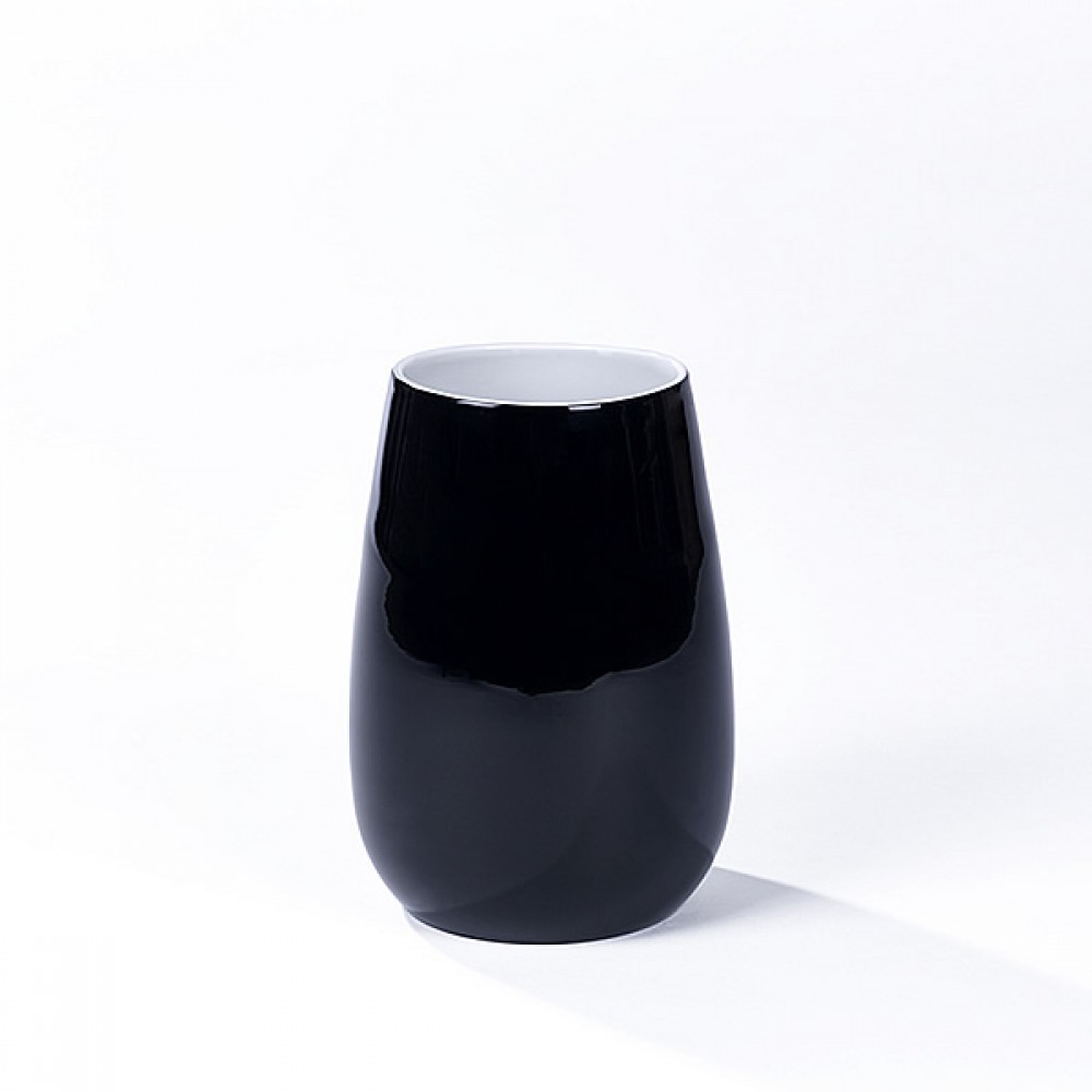 Lambert Vase / Glasvase Pisano - Schwarz