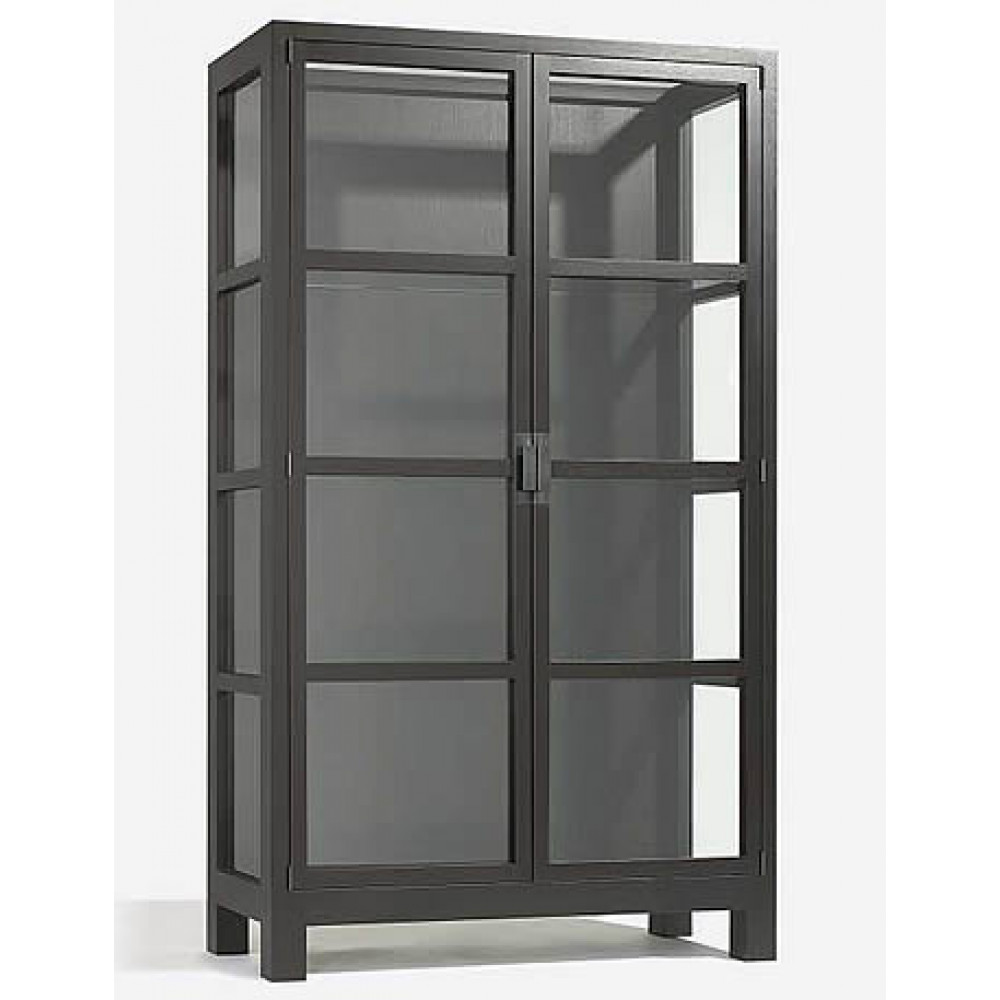 Lambert Vitrinenschrank Vista - Eiche schwarz