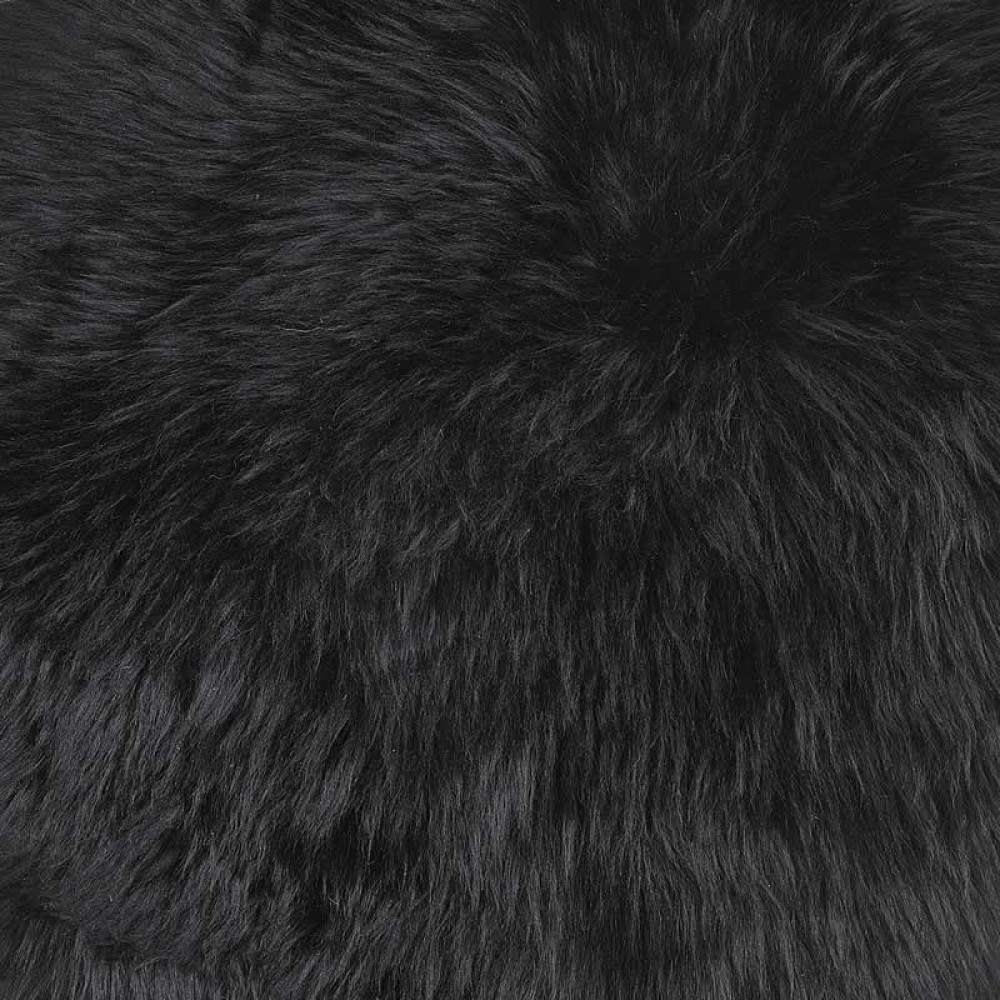 Neuseeland Teppich Classic, Black - Ø 180 cm