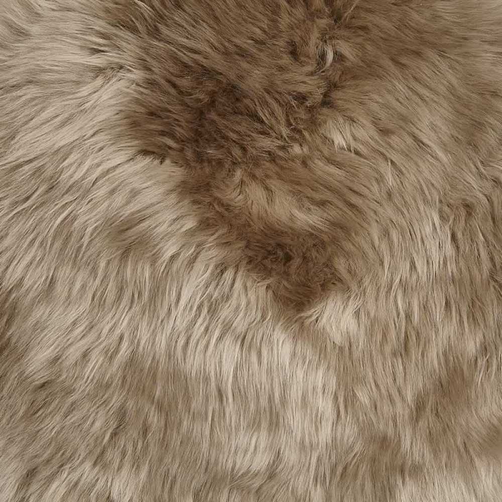 Neuseeland Teppich Classic, Taupe - Ø 180 cm