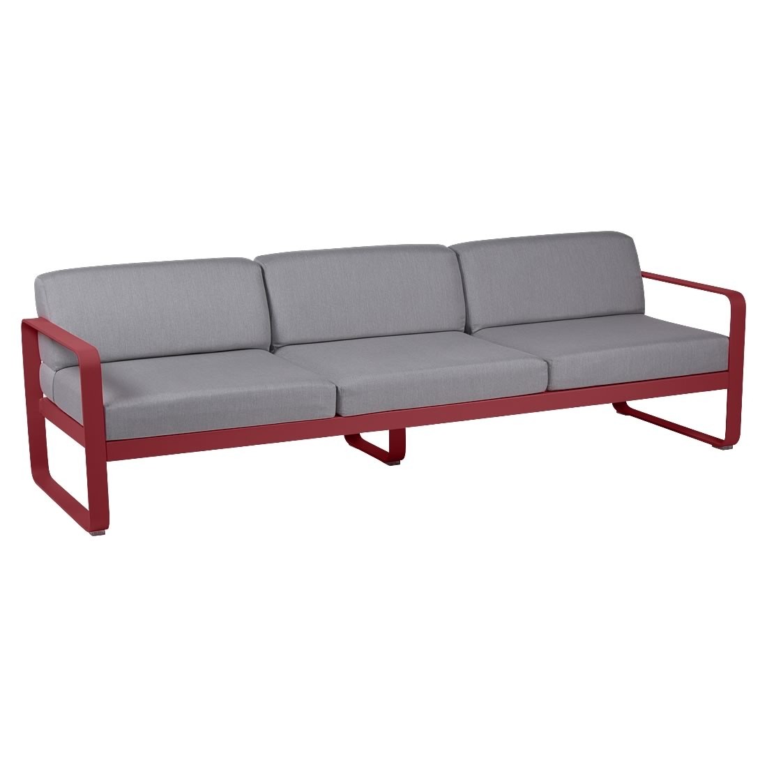 Fermob Sofa Bellevie, 3-Sitzer - Flanellgrau