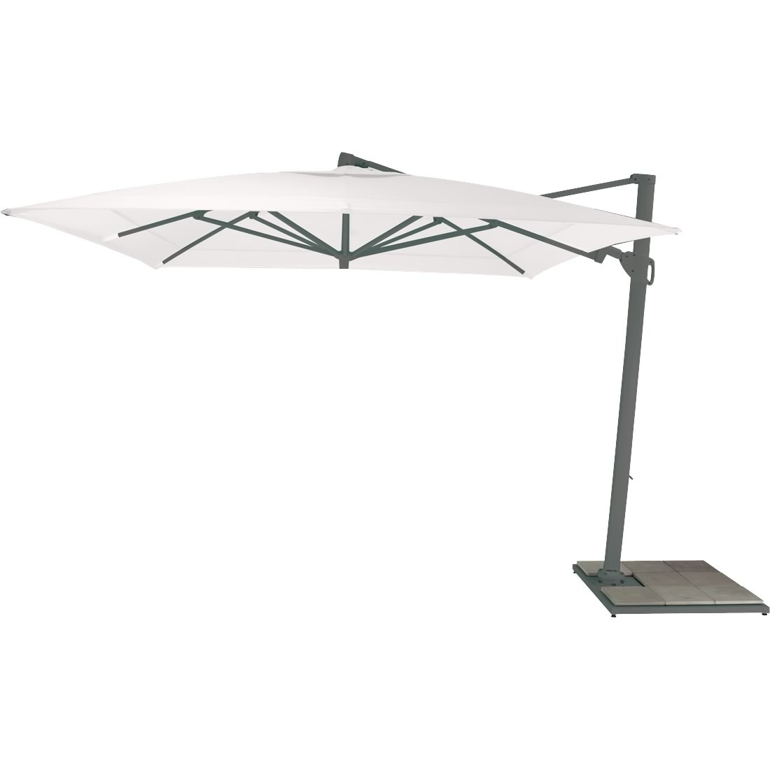 Fermob Sonnenschirm Easy Shadow, 300 x 300 cm, Stange Anthrazit