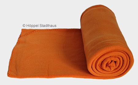 Fleecedecke - Orange