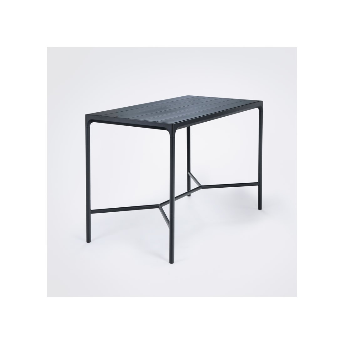 Houe Bartisch Four mit Aluminium-Tischplatte