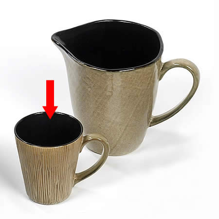 Lambert große Tasse / Kaffeetasse Kalimera - Wüstensand