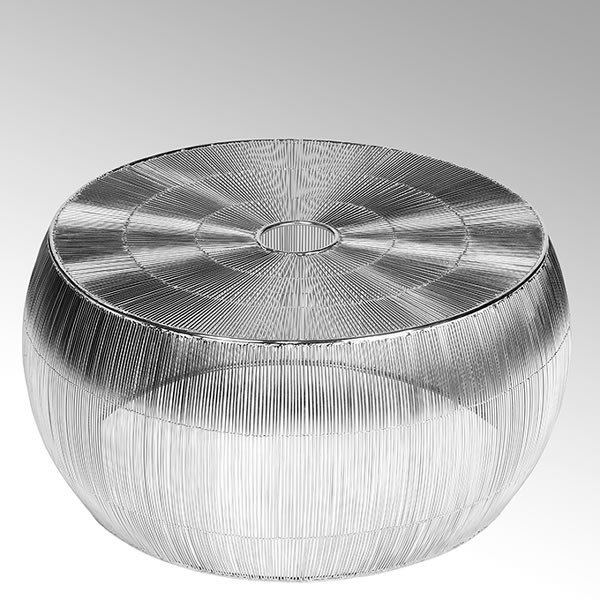 Lambert Couchtisch Obhan, vernickelt