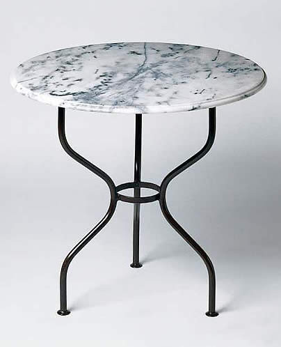 Lambert Marmortisch Tete a Tete - Weiß