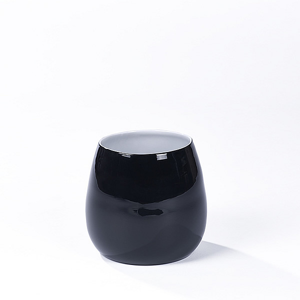 Lambert Vase / Glasvase Pisano - Schwarz