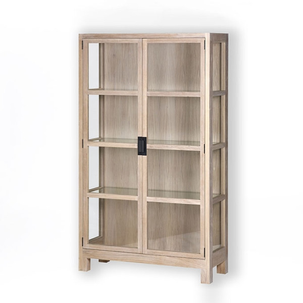 Lambert Vitrinenschrank Vista - Eiche gekälkt