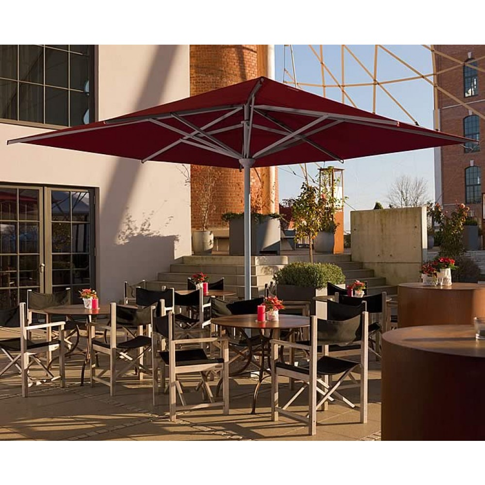 Weishäupl Teleskopschirm, rund, Ø 500 cm, 8-eckig - Stoffbespannung ACRYLTUCH