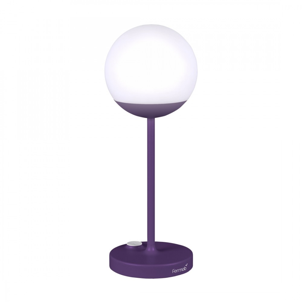 Fermob Lampe Mooon, Höhe: 40 cm - Aubergine