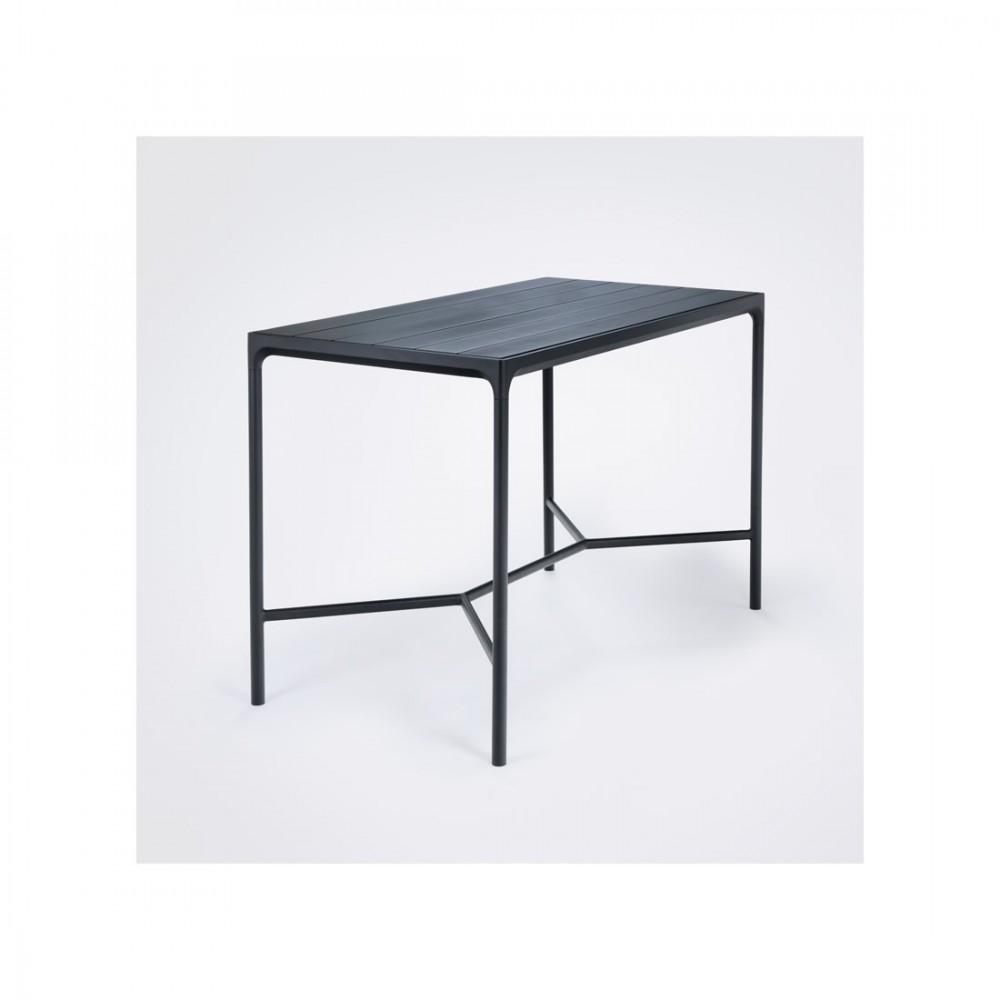 Houe Bartisch Four mit Aluminium-Tischplatte