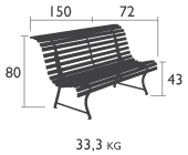 Fermob Bank Louisiane