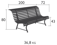 Fermob Bank Louisiane