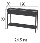 Fermob Blumenkasten Terrazza Maße