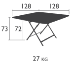 Fermob Caractere Maße