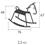 Fermob Schaukelpferd Adada