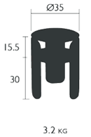 Fermob Masse Beistelltisch Bebop