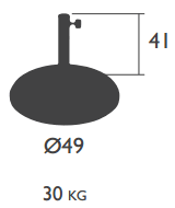 Fermob Sonnenschirmständer Maße