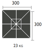 Fermob Sonnenschirm Easy Shadow