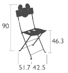 Fermob Klapptuhl Bistro Maße