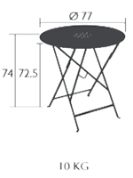 Fermob Klapptisch Lorette