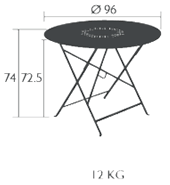 Fermob Klapptisch Lorette