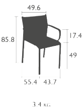 Fermob Sessel Cadiz Ma&szlig;e