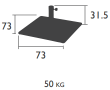 Fermob Sonnenschirmständer Maße
