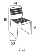 Fermob Teakstuhl Surprising